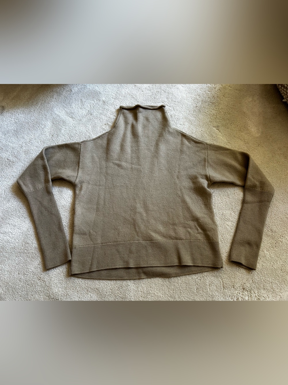 Wilfred Taupe Turtleneck Sweater
